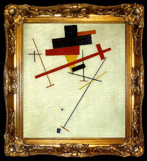framed  Kazimir Malevich suprematist painting, ta009-2